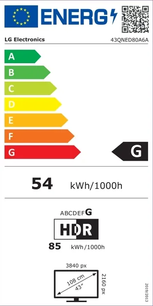 Зображення товару Телевізор Lg діагональ 43" Qned 43QNED80A6A 10