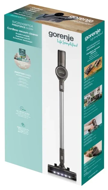 Зображення товару Пилосос вертикальний Gorenje SVC252426FFCA1