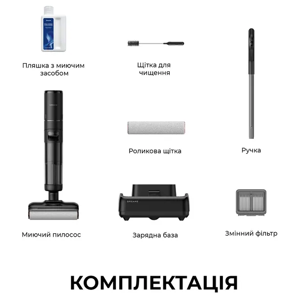Зображення товару Пилосос вертикальний Dreame H12 Pro FlexReach Wet and Dry Vacuum HHR44A1