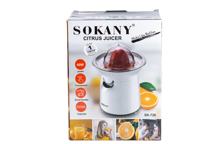 Зображення товару Соковижималка для цитрусових Sokany SK-7263