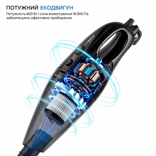 Зображення товару Пилосос вертикальний Liberton LVC-4315 4