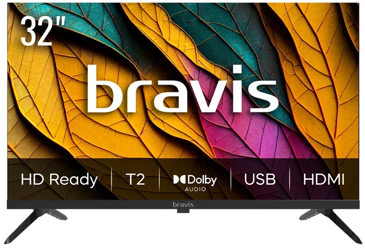 Телевізор Bravis діагональ 32" HD 32K4100H Телевізор Bravis діагональ 32" HD 32K4100H фото товару