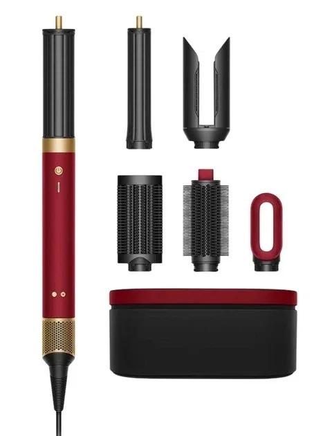 Dyson Airwrap Co-anda2x Multi Hair Styler Straight+Wavy Red Velvet/Gold 176955-01