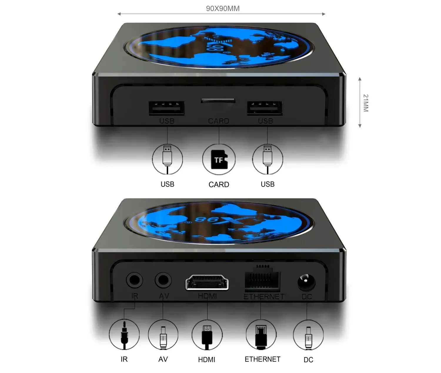 Зображення товару Смарт-приставка Smartbox X98 mini 6