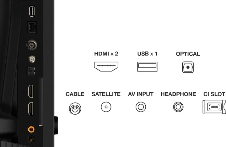 Зображення товару Телевізор Tcl діагональ 40" Qled FHD 40S5K5