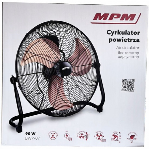 Зображення товару Вентилятор підлоговий Mpm BWP-071