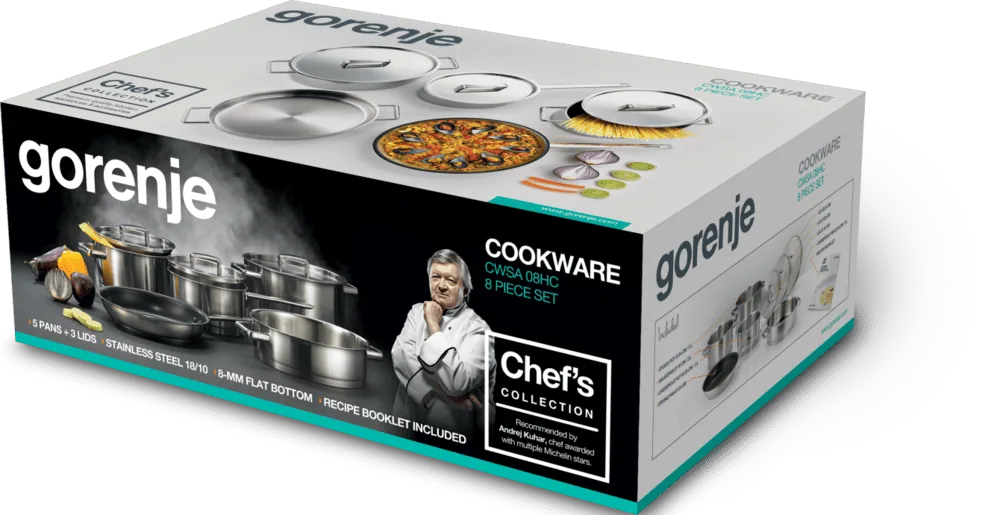 Зображення товару Набір посуду Gorenje CWS A08 HC1
