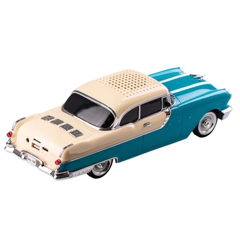 Зображення товару Портативна колонка Понтіак WS-598 підсвічування,бірюзовий з беежвим. UR125TBE2