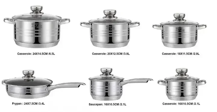 Зображення товару Набір посуду Zepline ZP-0752