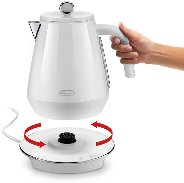 Зображення товару Чайник метал Delonghi KBY2011.W3