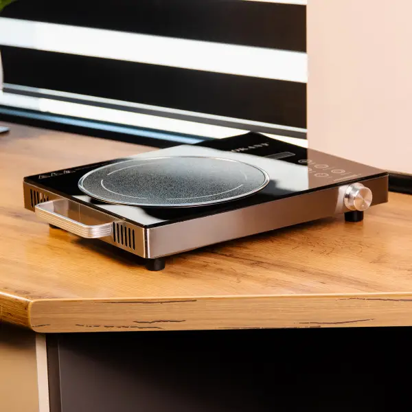 Зображення товару Електроплита інфрачервона 1-х камф. Sokany 2200 вт.,склокераміка,таймер SK-3576B1