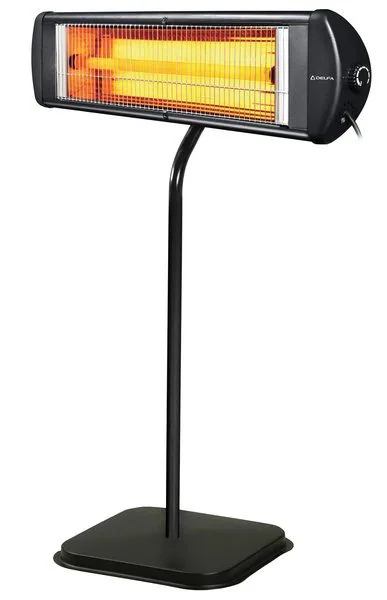 Зображення товару Обігрівач інфр. Ufo Delfa 1800вт.,площ.обігр.для відкритих приміщень 15кв.м,для закритих 20кв.м.,встановл.напольне,настінне,зах.решітка.1