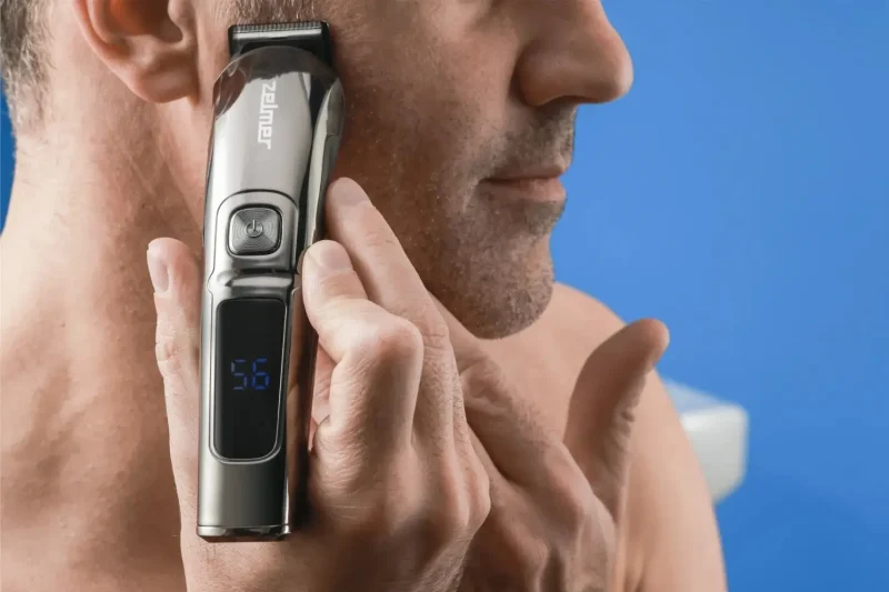 Зображення товару Машинка для стрижки Zelmer 8мм титан. леза T-Blade,водонепроникний,насадка 1-4 мм.,4 насадки (3/6/9/12 мм),1 насадка (3/6/9 мм) ZGK 65002