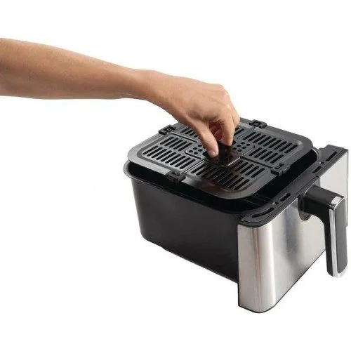 Зображення товару Аерофритюрниця Hisense 1700вт.,кер.сенсорне,чаша 5.3л+3.3л.,таймер до 60хв.,8 автом.програм. HAF2900D1