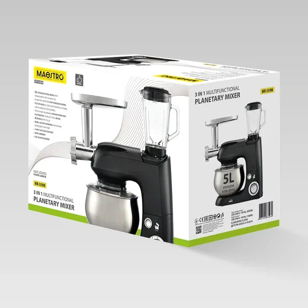 Зображення товару Кухонна машина Maestro MR-559M4