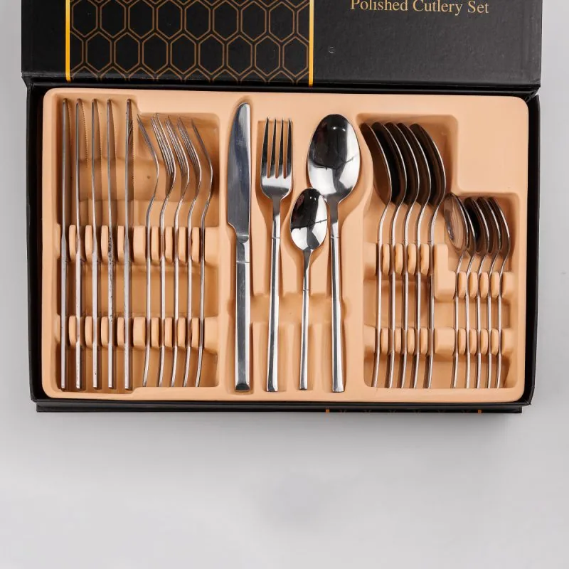 Набір столових приборів 24шт HP9694 Набір столових приборів 24шт HP9694 фото товару