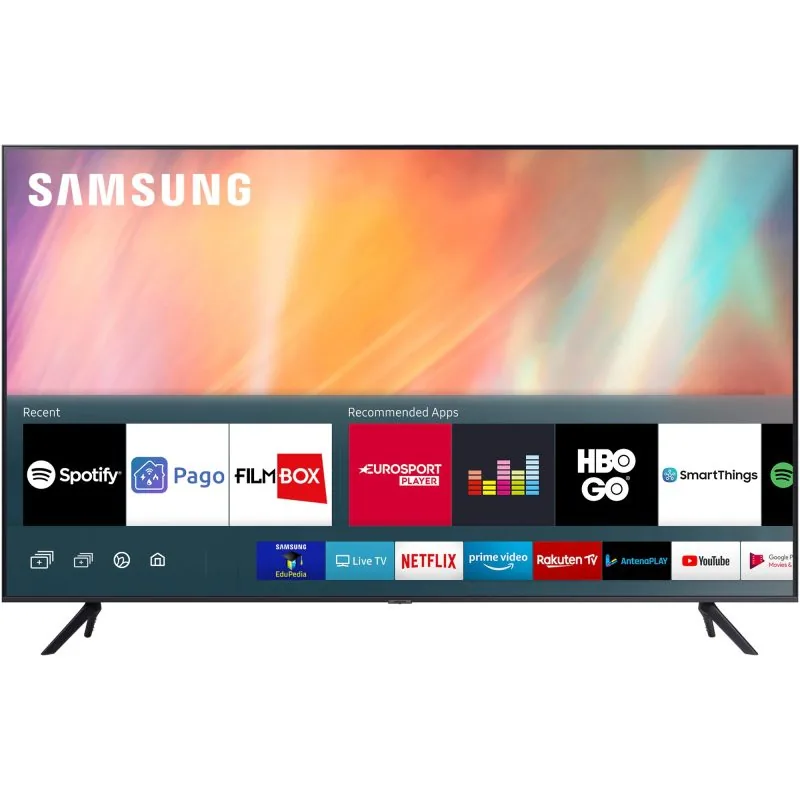 Зображення товару Телевізор Samsung Smart Tv діагональ 43",Crystal 4K UHD (3840x2160),опер.сист.Tizen динаміки 2х10вт. Dolby Digital Plus. UE43AU7022KXXH2