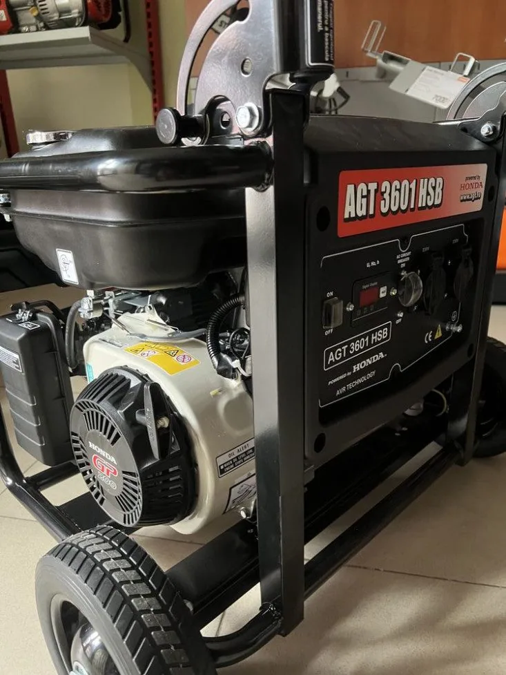 Зображення товару Генератор бензиновий Honda 3.0 кВт AGT 3601 HSB1