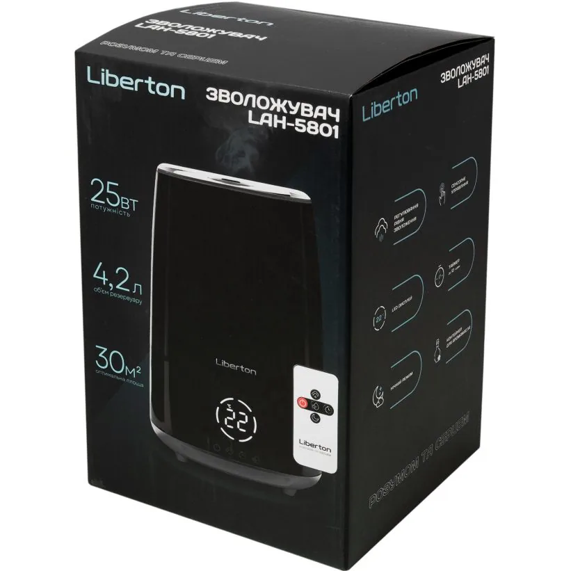 Зображення товару Зволожувач повітря Liberton LAH-58011