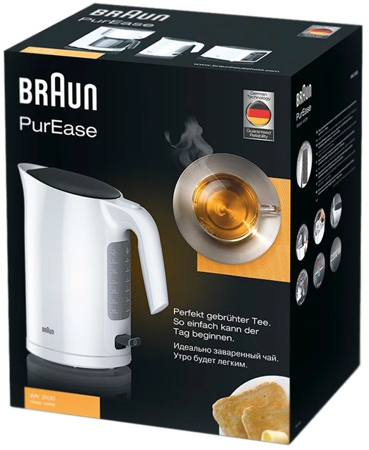 Зображення товару Чайник пластик Braun WK3100WH2
