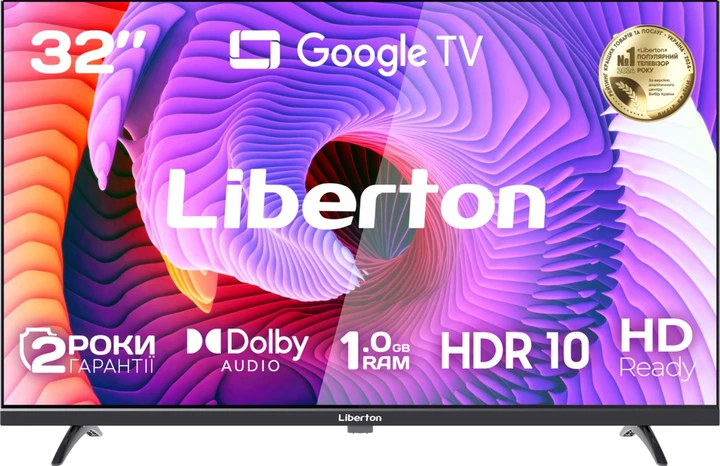 Зображення товару Телевізор Liberton діагональ 32" HD LTV-32H06GT5