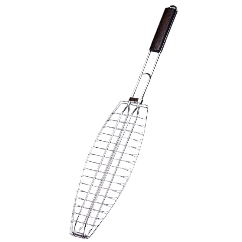 Решітка гриль для риби 65*15*4 см HP457RESH Решітка гриль для риби 65*15*4 см HP457RESH фото товару