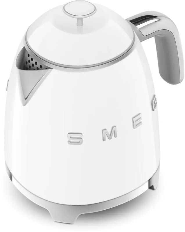 Зображення товару Чайник Smeg 1400вт.,0.8л.,диск.нагр.елемент,нерж.сталь/пластик,фільтр,автовикл. KLF05WHEU1