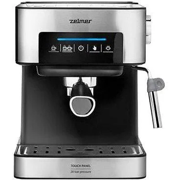 Зображення товару Кавоварка Zelmer 850вт.,ріжк.,20бар,рез.для води 1600мл.,капсули,кер.сенс.,підігрів.1