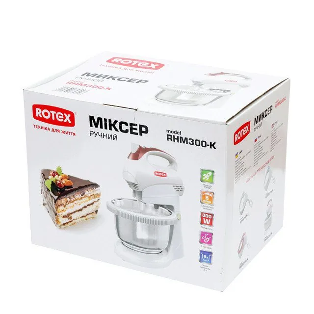 Зображення товару Міксер з чашею Rotex RHM300-K1