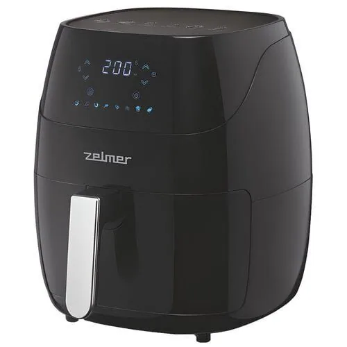 Зображення товару Аерофритюрниця Zelmer 1500вт.,5л.,кер.сенсорне,8 автом.програм. ZAF5500B1