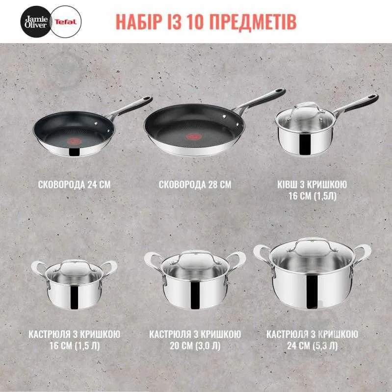 Зображення товару Набір посуду TEFAL1