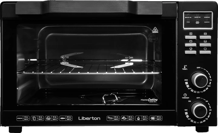 Духовка настільна Liberton LEO-501E Black Духовка настільна Liberton LEO-501E Black фото товару