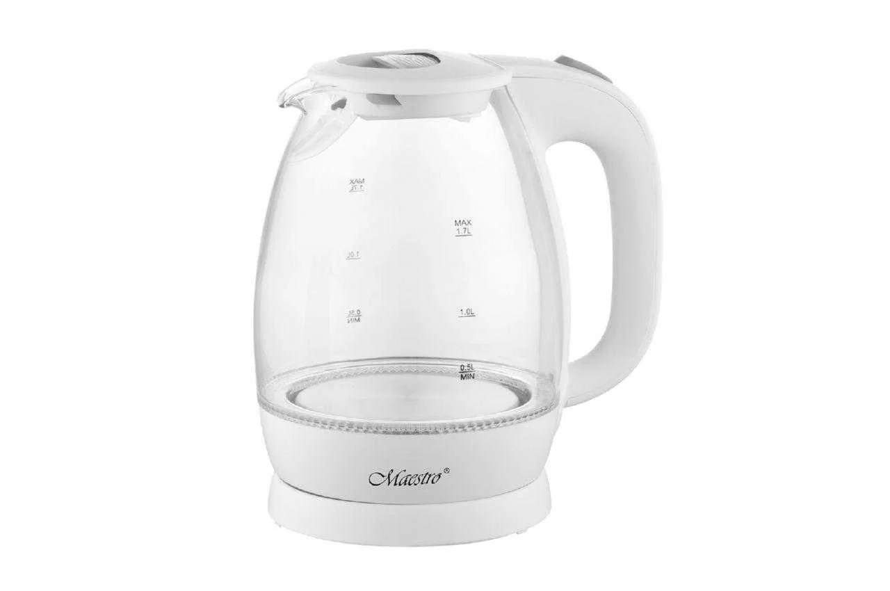 Зображення товару Чайник скло Maestro MR-063 White2