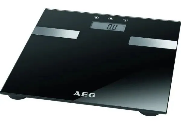 Зображення товару Ваги підлогові Aeg 180кг,100г.,скло,електрон.,память до 10 вимір.,аналізат. PW 5644 FA Black1