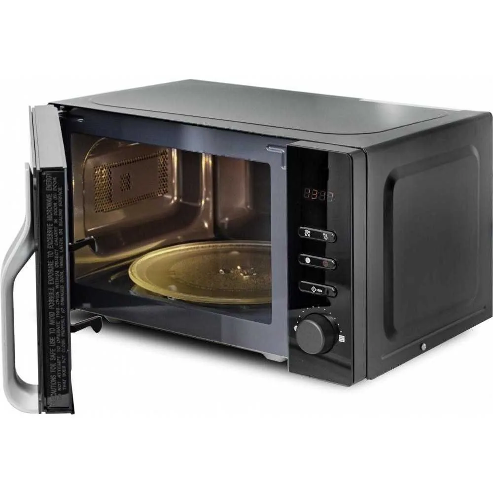 Зображення товару Мікрохвильова піч Vegas 700вт.,20л.,кер.механічне,чорний. VMO 6020 MB1