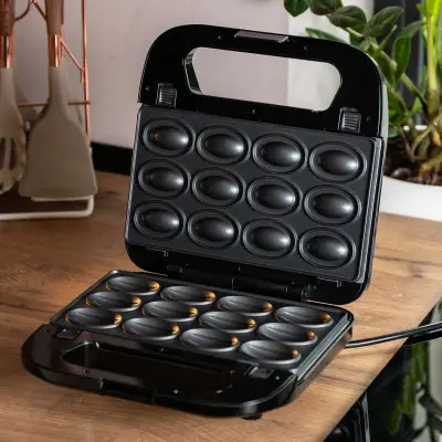 Зображення товару Сендвічниця 7в1 Sokany 800Вт, Розміри: 23*22*8 см, для віденських вафель, для кексів, для сендвічів, для пончиків, для печива, гриль, для горіхів. SK-08063-71