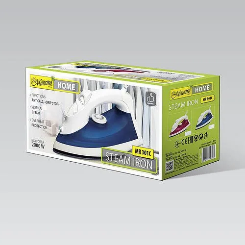 Зображення товару Праска Maestro 1600вт.,під.кераміка,паровий.1