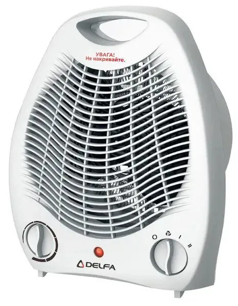 Зображення товару Тепловентилятор Delfa 2000вт.,спіральний,реж.роботи 3,вентилятор,зах.від перегр. FH-22011
