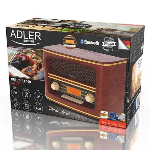 Зображення товару Радіо Adler Retro с Bluetooth2
