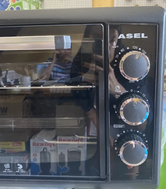 Зображення товару Духовка настільна Assel 40л AF-4033 grey2