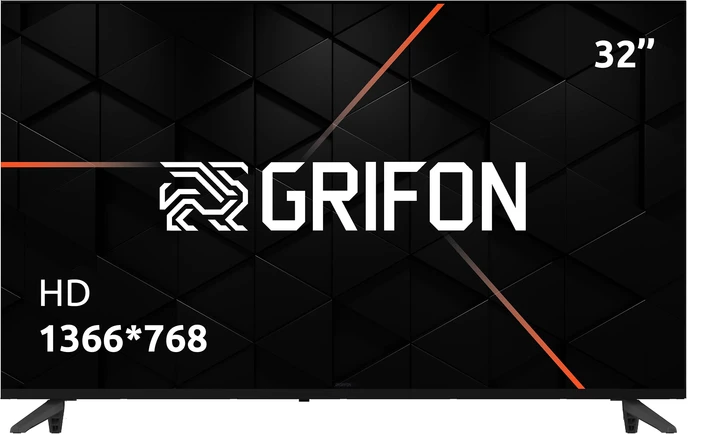 Зображення товару Телевізор Grifon діагональ 32" HD DV32HSB1