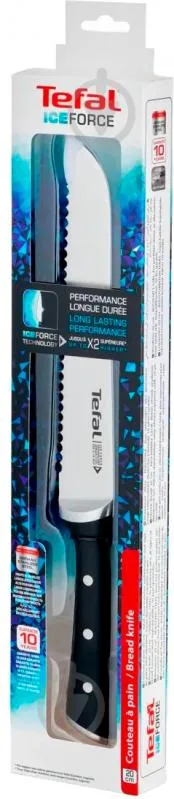 Зображення товару Ніж для хліба 20 см Ice Force Tefal K23204141