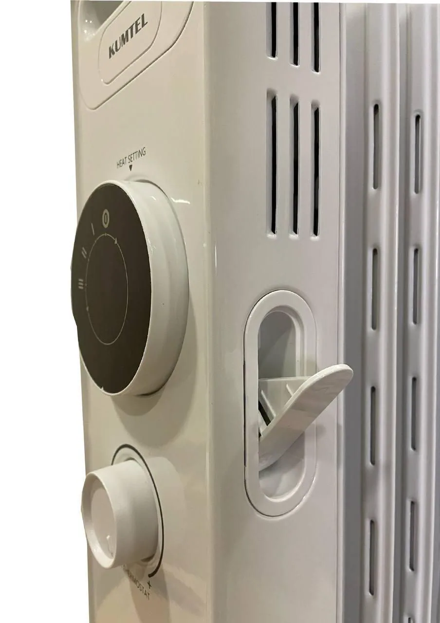 Зображення товару Обігрівач масляний Kumtel 2000вт.,9 секцій,площа обігр.20кв.м.,реж.роботи 3. KUM-1225S1