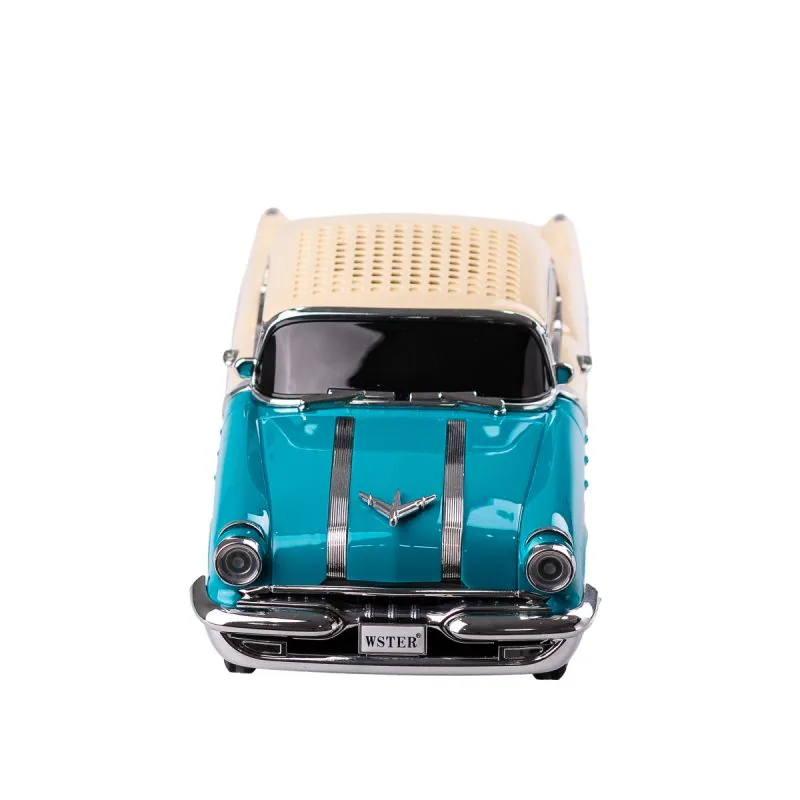 Зображення товару Портативна колонка Понтіак WS-598 підсвічування,бірюзовий з беежвим. UR125TBE1