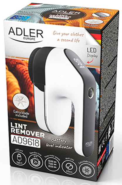 Зображення товару Машинка для чистки одягу Adler AD 96181