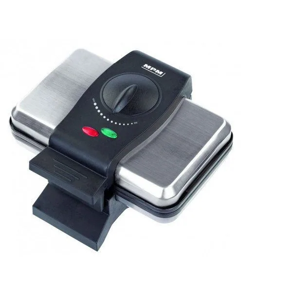 Зображення товару Вафельниця Mpm 1200вт.,белгійські вафлі,2шт.,регул.темп.,індикатор роботи. S-633G1