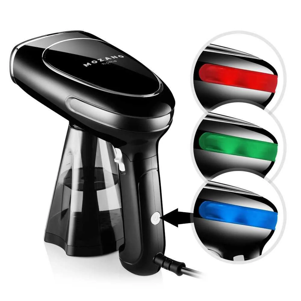 Зображення товару Відпарювач Mozano 1500вт.,рез.для води 250мл.,шнур 1.8м.,швид.нагр.30 сек. AGD/ST/03#Сzarny2