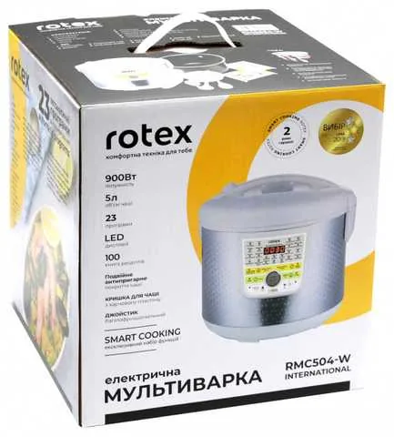 Зображення товару Мультиварка Rotex RMC508-W2