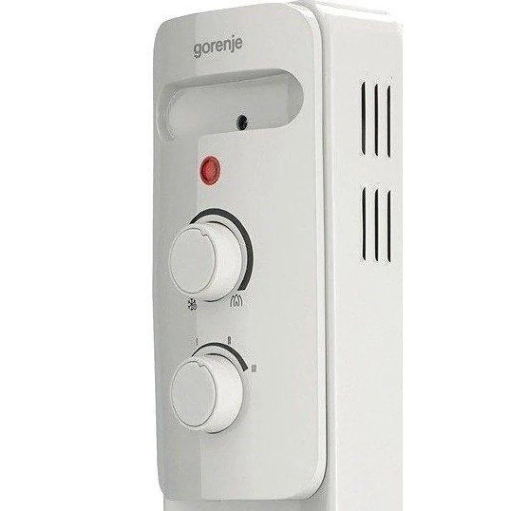 Зображення товару Обігрівач масляний Gorenje 800,1200,2000вт.,9секцій,площа обігр.20кв.м.,на колесах. OR2000MM1