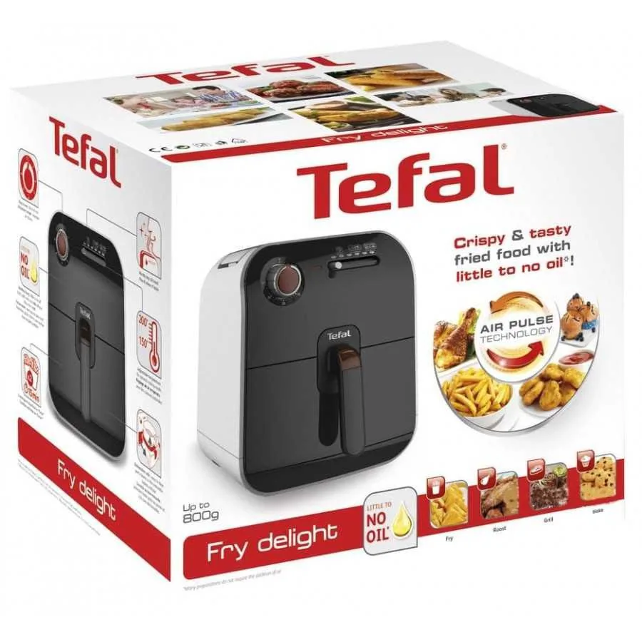 Зображення товару Аерофритюрниця Tefal 1450вт,3л,керування-механічне,4автопрограми,термостат 150 - 200°С FX1000152